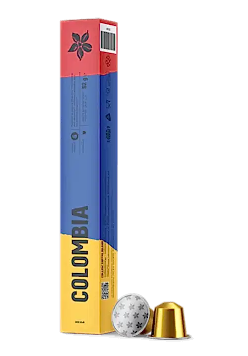 ALUMINIUM CAPSULES ESPRESSO COLOMBIA (10 PIECES)