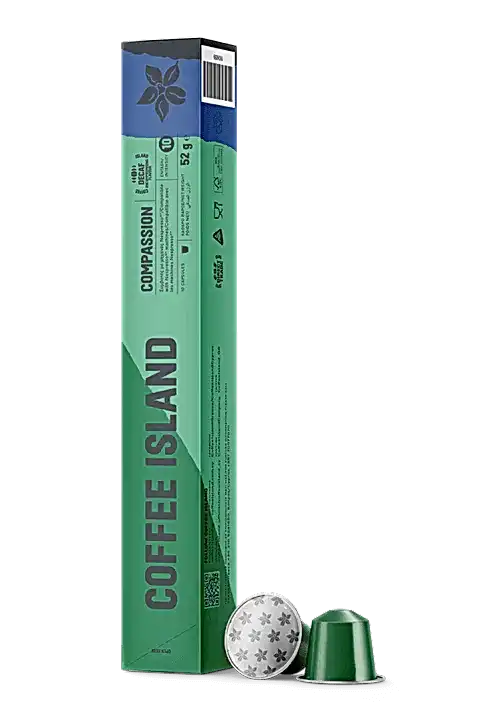 ALUMINIUM CAPSULES ESPRESSO COMPASSION (10 PIECES)