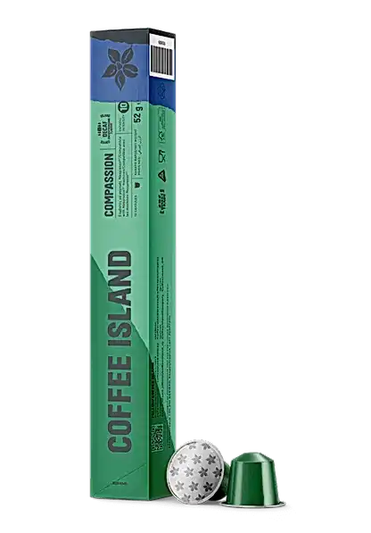 ALUMINIUM CAPSULES ESPRESSO COMPASSION (10 PIECES)